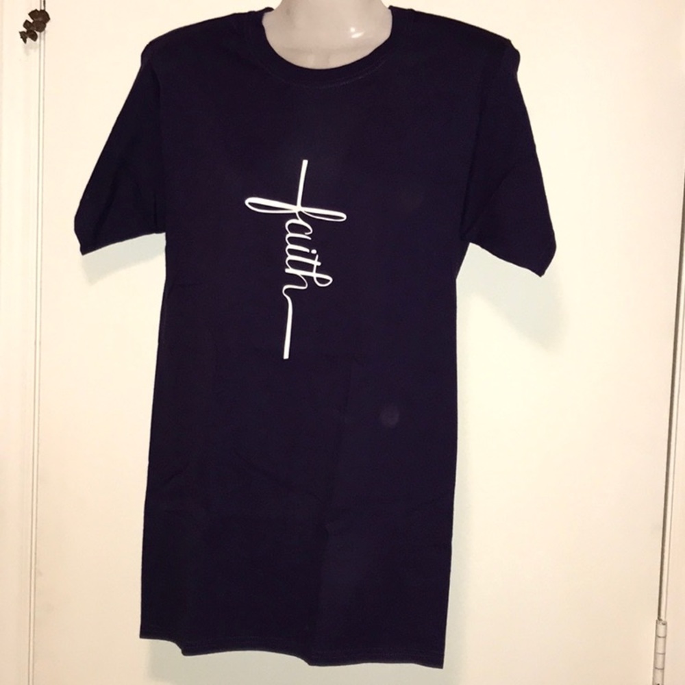 NWT Champion Crew neck T shirt, FAITH